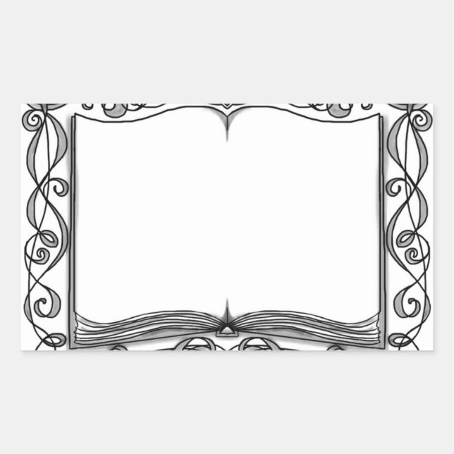 Buchzeichen für Buchaufkleber (Vorderseite)