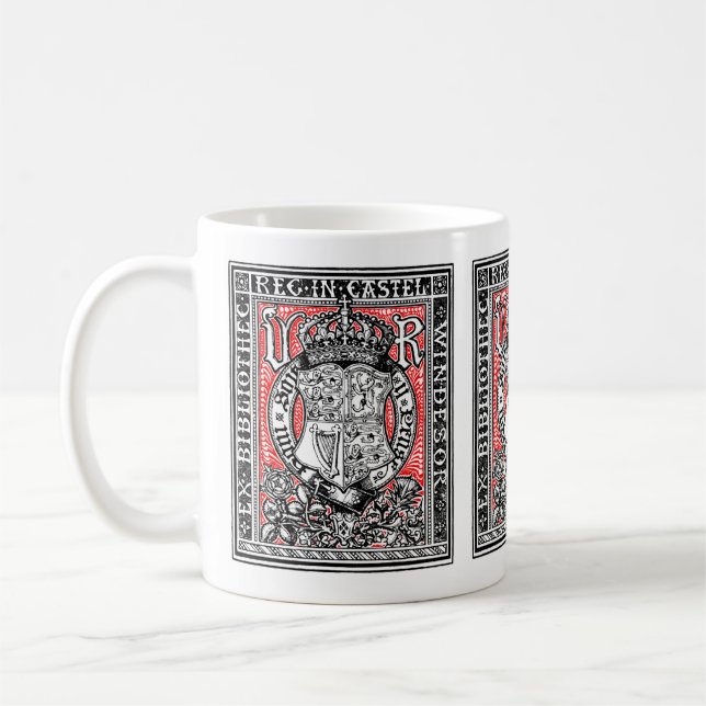 Buchzeichen Queen Victoria auf der Burg Windsor Kaffeetasse (Links)
