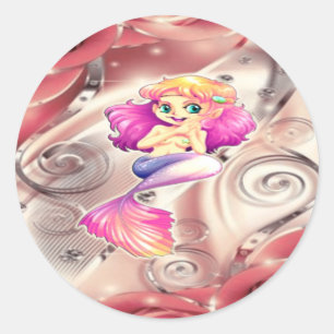 Buchzeichen und Labels Runder Aufkleber