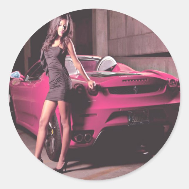 Buchzeichen und Labels Runder Aufkleber (Vorderseite)