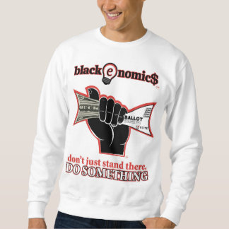 "Buck and Ballot" Weißes Sweatshirt für Männer