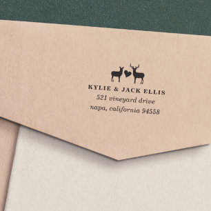 Buck and Doe Rücksendeadresse Permastempel