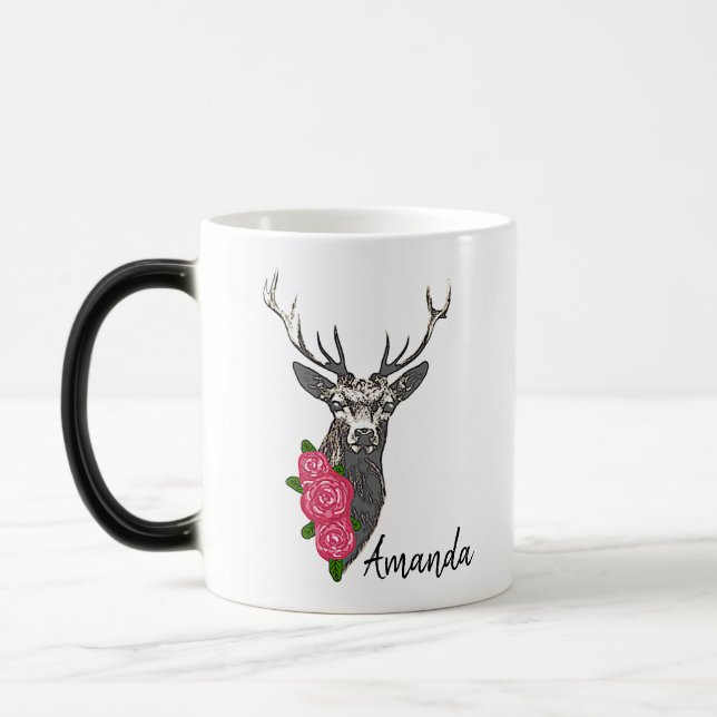Buck & Buds BOHO Deer Verwandlungstasse (Links)