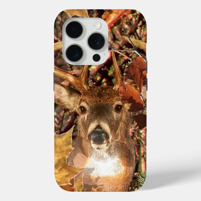 Buck Camouflage White Schwanz Deer Deco Case-Mate iPhone Hülle (Rückseite)