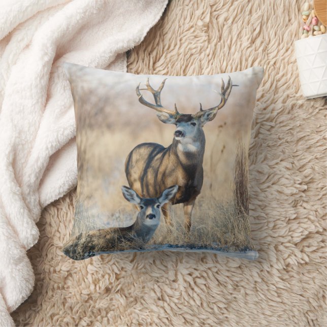 Buck Couple | Mule Deer Kissen (Decke)
