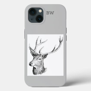 Buck Deer Antlers Jagd auf Tierwelt Natur Case-Mate iPhone Hülle