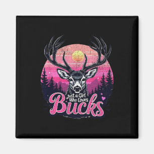 Buck Deer Jagd Jäger Vintage Jagd Magnet