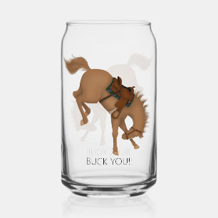 Buck dich! Funny Brown Horse Dosenglas