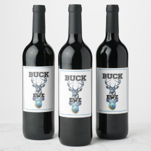 BUCK EWE WEINETIKETT