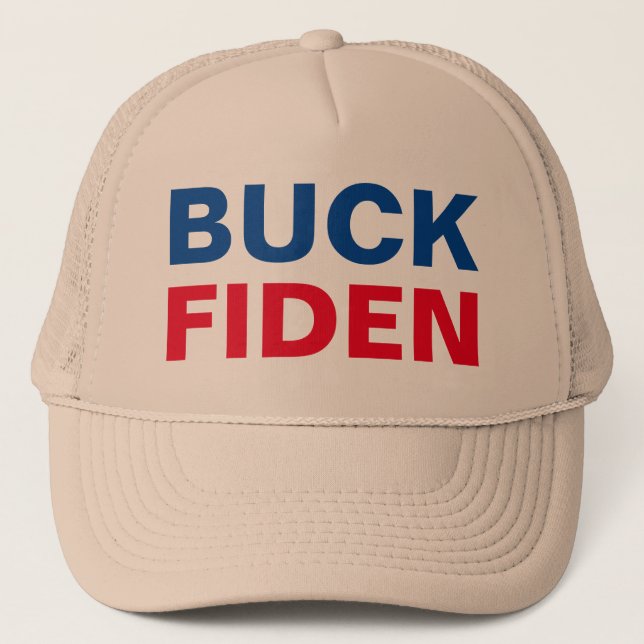 Buck Fiden auf Trucker Hat gedruckt Truckerkappe (Vorderseite)