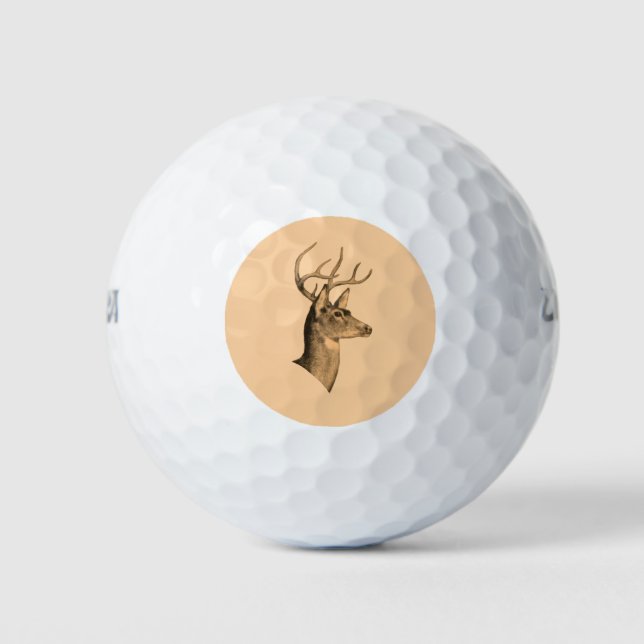 Buck Head Burlywood Golf Balls Golfball (Vorderseite)