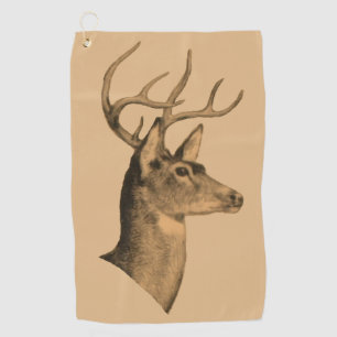 Buck Head Burlywood Golf Handtuch