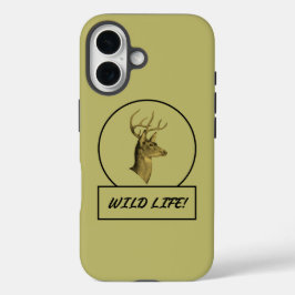 Buck Head Dark Khaki iPhone Fälle 16 Hülle
