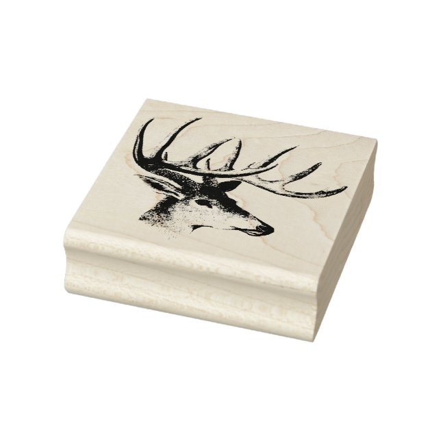 Buck Head Gummistempel (Stempel)
