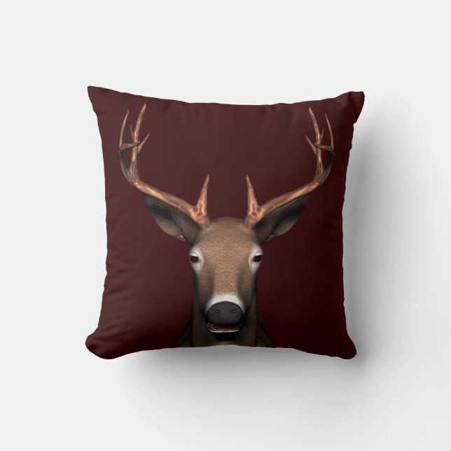 Buck Head Kissen (Vorderseite)