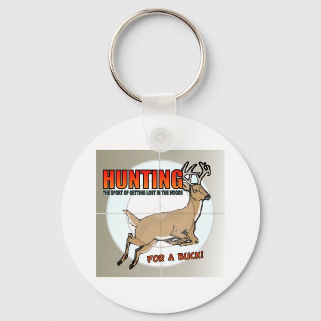 Buck Hunting Schlüsselanhänger (Vorderseite)