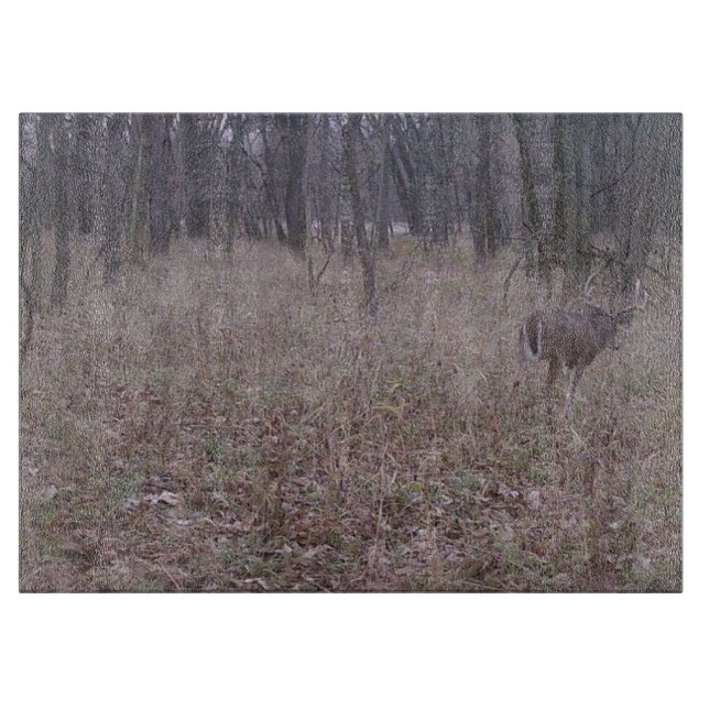 Buck in der Holzhaube Schneidebrett (Vorderseite)