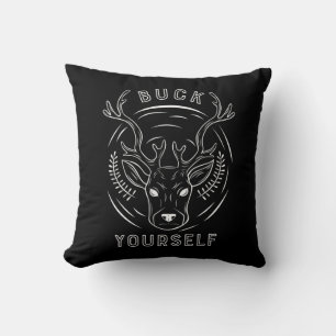 Buck Jagd Sie selbst Kissen