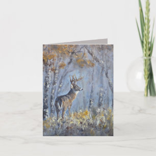 Buck Meadow - handgemalt Karte