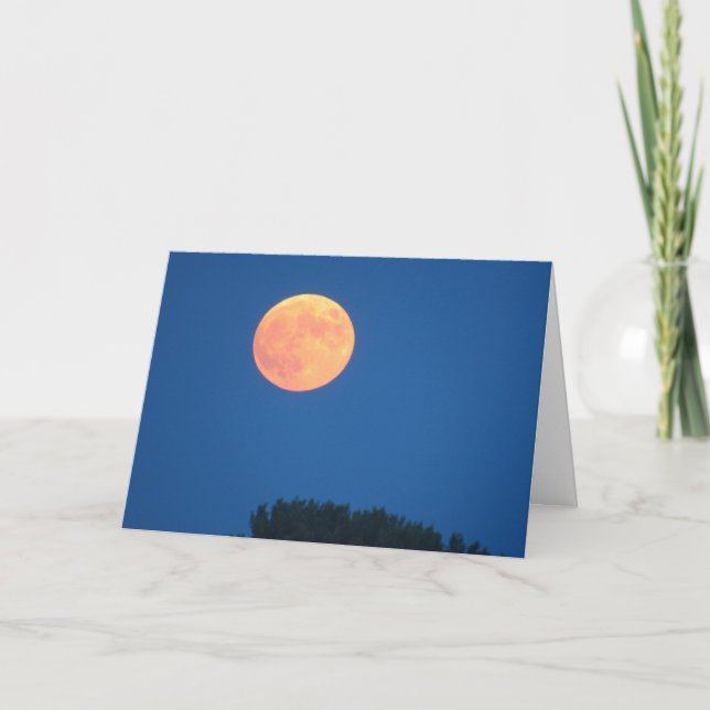 "Buck Moon" Hallowe'en Card Karte (Vorderseite)