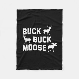 Buck Moose Funny Junting Saison Fleecedecke