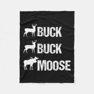 Buck Moose Funny Moose Buck Jagd Fleecedecke