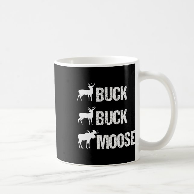 Buck Moose Funny Moose Buck Jagd Kaffeetasse (Rechts)