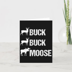 Buck Moose Funny Moose Buck Jagd Karte