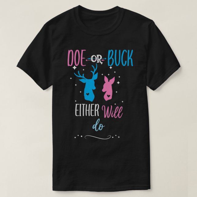 Buck oder Tun wird das Party des Geschlechts offen T-Shirt (Design vorne)
