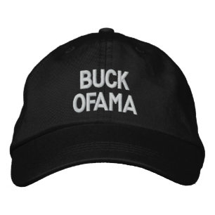 BUCK OFAMA BESTICKTE BASEBALLKAPPE