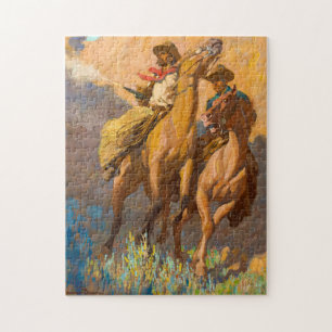 Buck Peters, Ranchman von Maynard Dixon Puzzle