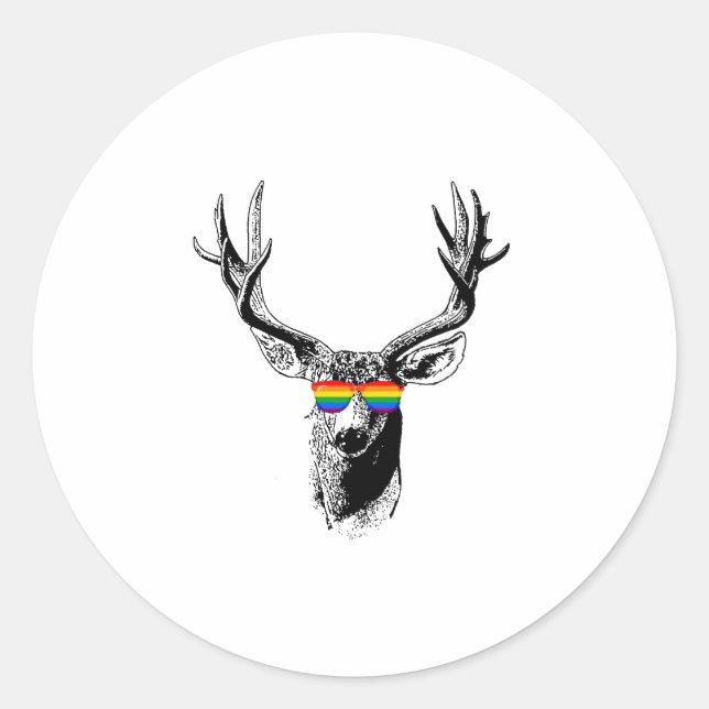 BUCK PRIDE RUNDER AUFKLEBER (Vorderseite)