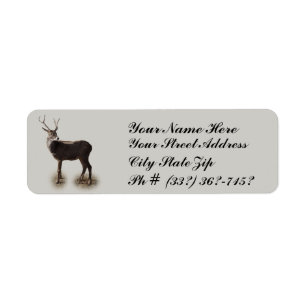 BUCK-RETURN ADRESSEN-ETIKETT