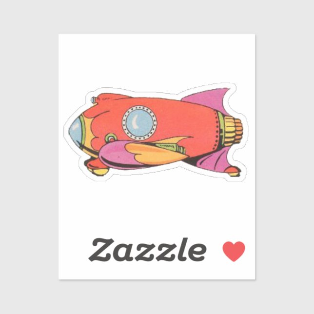 Buck Rogers 1930s Aufkleber (Blatt)