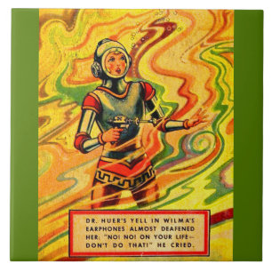 Buck Rogers Comic Wilma Deering 1930 Fliese