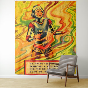 Buck Rogers Comic Wilma Deering 1930 Wandteppich