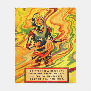 Buck Rogers Comic Wilma Deering der 1930er Jahre Fleecedecke
