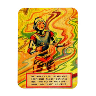 Buck Rogers Comic Wilma Deering der 1930er Jahre Magnet