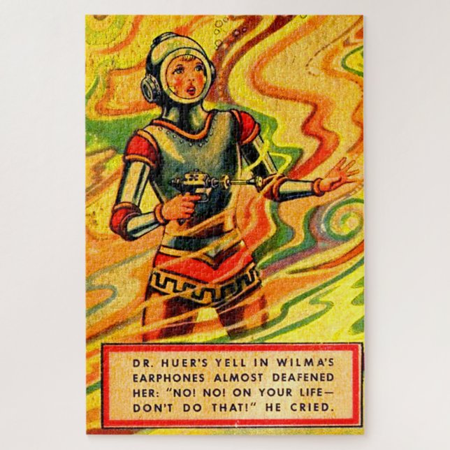 Buck Rogers Comic Wilma Deering der 1930er Jahre Puzzle (Vertikal)