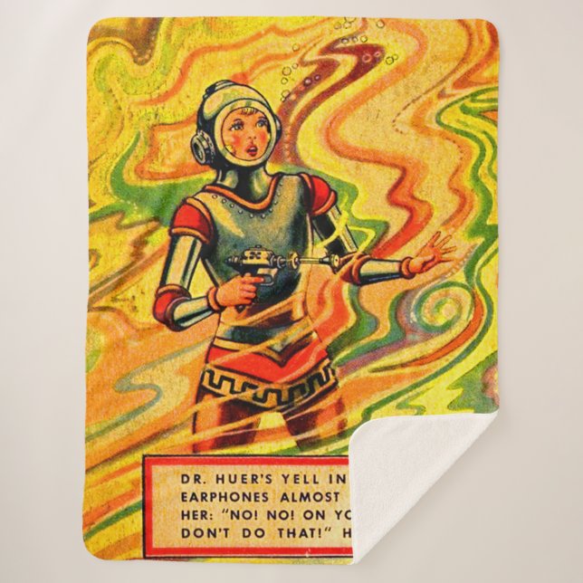 Buck Rogers Comic Wilma Deering der 1930er Jahre Sherpadecke (Vorderseite)