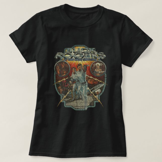 Buck Rogers im 25. Jahrhundert 1979 T - Shirt (Design vorne)