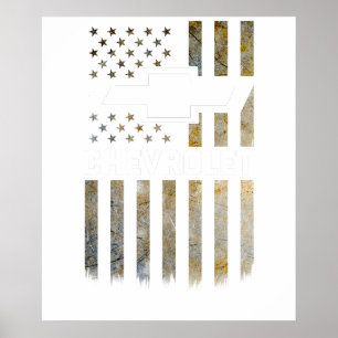 Buck Wear Chevy Camo Akzentflagge 2 Poster