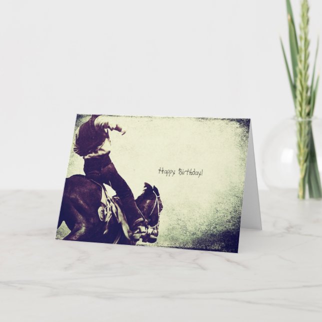 Buckaroo, Geburtstag Karte (Vorderseite)