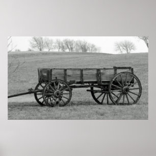 Buckboardlastwagen Poster