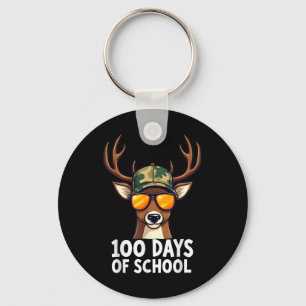 Bucked100 Days of School sind hier Hirsche Jagd 10 Schlüsselanhänger