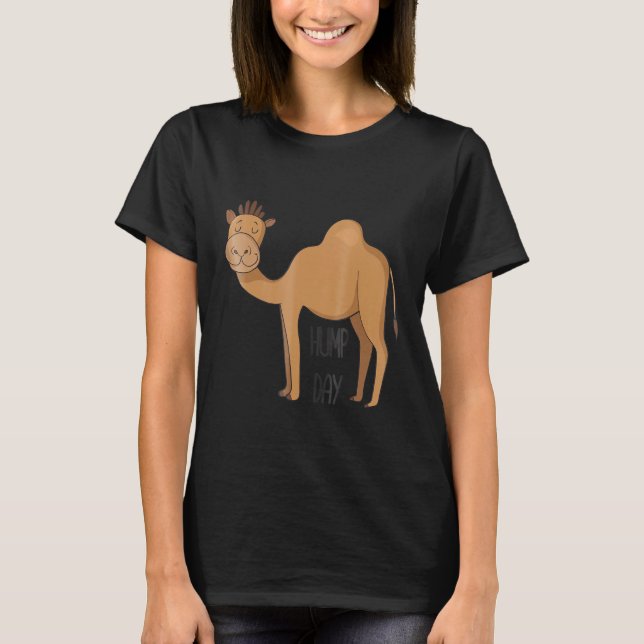 Buckel Tag Kamel Süßes Kamel T-Shirt (Vorderseite)