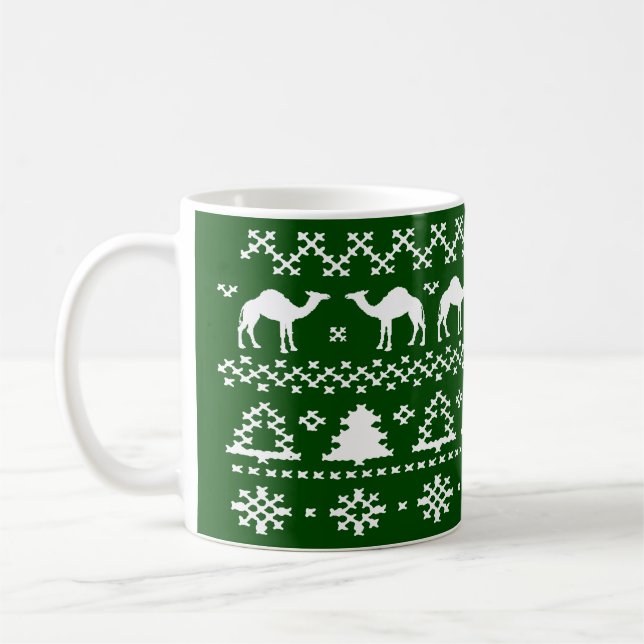 Buckel-Tageskamel-hässliche Kaffeetasse (Links)
