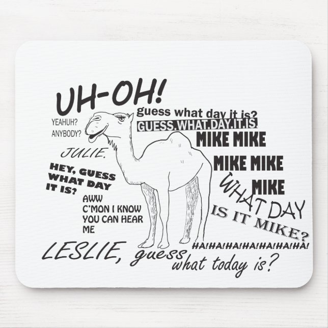 BUCKEL-TAGESkamel Mousepad (Vorne)