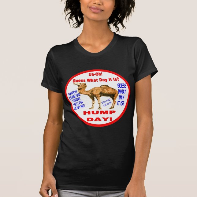 Buckel-Tageskamel-Siegel T-Shirt (Vorderseite)