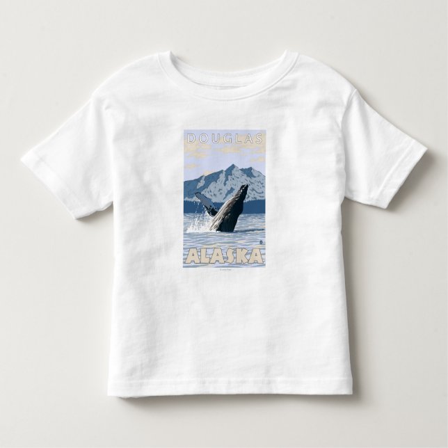Buckel-Wal - Douglas, Alaska Kleinkind T-shirt (Vorderseite)